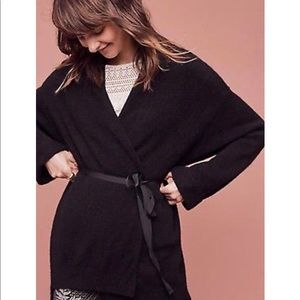 Anthropologie Vallon Cardigan Black S